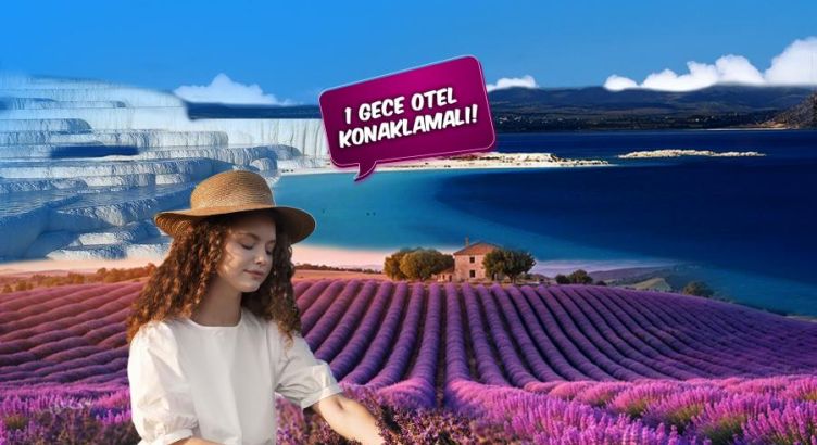 Lavanta Tarlaları Salda Gölü Pamukkale Çeşme Alaçatı Turu