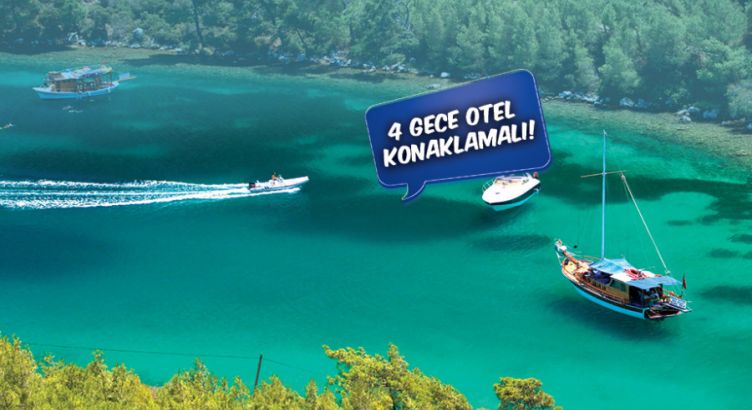 Bodrum Marmaris Datça Akyaka Didim Deniz ve Tekne Turu (4 Gece Otel Konaklamalı)